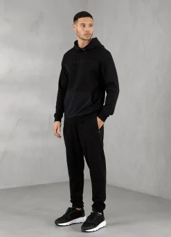 Tracksuit Bottoms<Gym King Linear Print Interlock Jogger Black