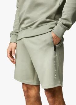 Twin Sets<Gym King Linear Print Interlock Short Soft Khaki
