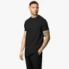 Twin Sets<Gym King Linear Print Tee Black