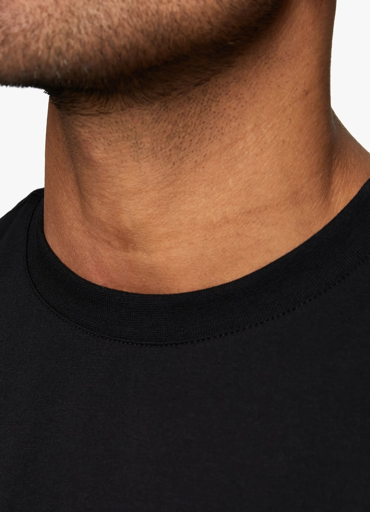 T-Shirts<Gym King Linear Print Tee Black