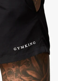 Swimwear<Gym King Linear Swim Short 4" Black