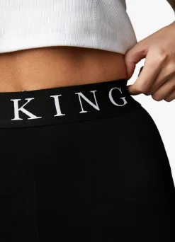 Shorts<Gym King Linear Tape Cycle Short Black