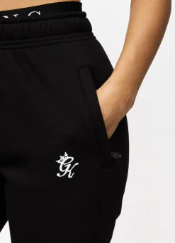 Tracksuits<Gym King Linear Tape Fleece Tracksuit Black
