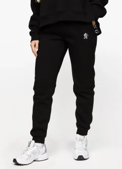 Joggers<Gym King Linear Tape Fleece Jogger Black