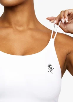 Gymwear<Gym King 365 Long Line Tank White