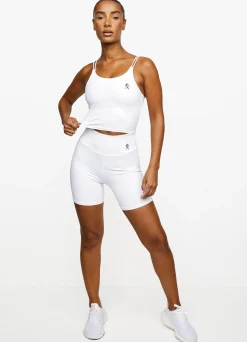 Gymwear<Gym King 365 Long Line Tank White