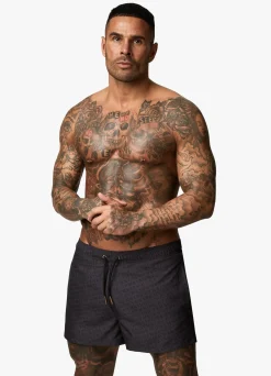 Swimwear<Gym King Marina Short 4" Black Aop