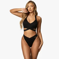 Swimwear<Gym King Miami Bikini Bottom Black