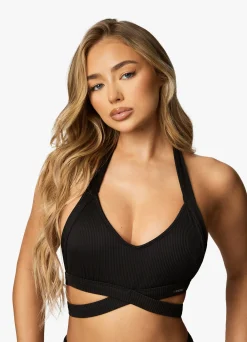 Swimwear<Gym King Miami Bikini Top Black