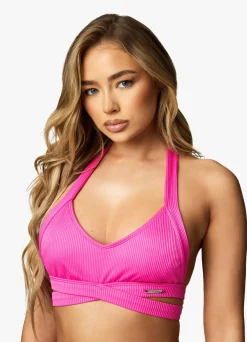Swimwear<Gym King Miami Bikini Top Hot Pink