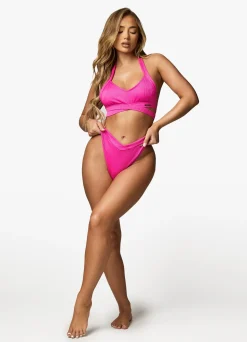 Swimwear<Gym King Miami Bikini Top Hot Pink