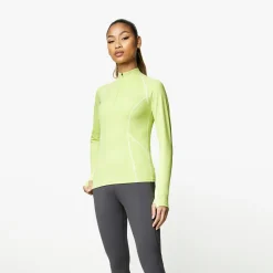 Gymwear<Gym King Motivate 1/4 Zip Graphite/Lime