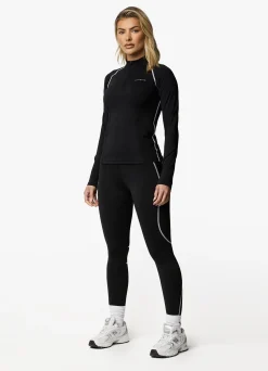 Tops & T-Shirts<Gym King Motivate 1/4 Zip Black/White