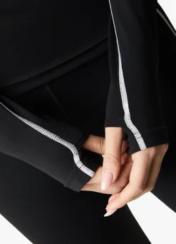 Gymwear<Gym King Motivate 1/4 Zip Black/White