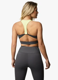 Gymwear<Gym King Motivate Bra Graphite/Lime
