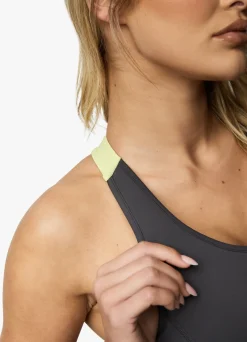 Sports Bras<Gym King Motivate Bra Graphite/Lime