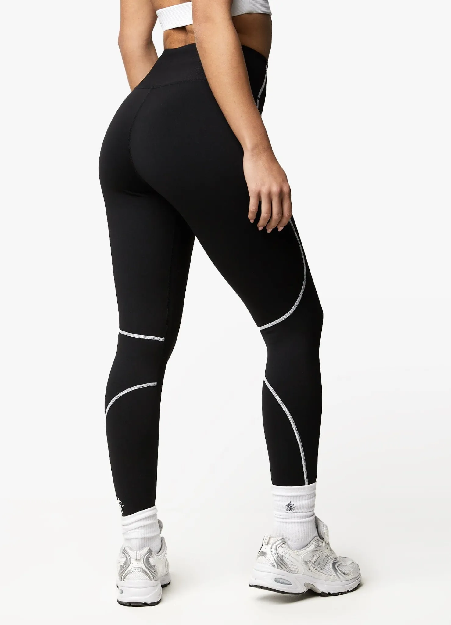 Leggings<Gym King Motivate Legging Black/White