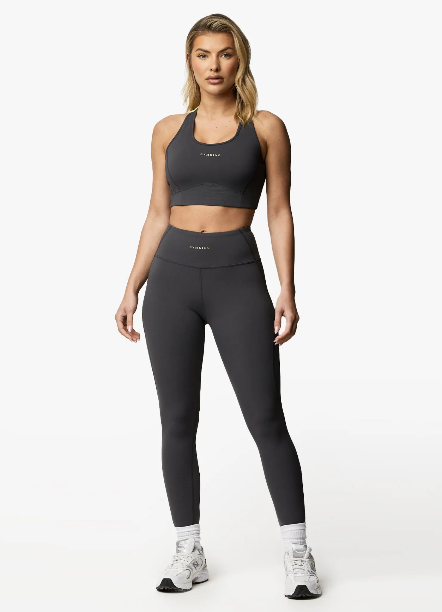 Gymwear<Gym King Motivate Legging Graphite/Lime