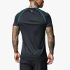 Gymwear<Gym King Motivate Stripe Tee Black/French Blue