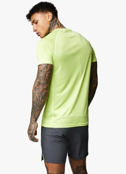 T-Shirts<Gym King Motivate Stripe Tee Lime/Graphite