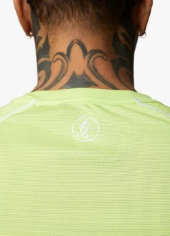 T-Shirts<Gym King Motivate Stripe Tee Lime/Graphite