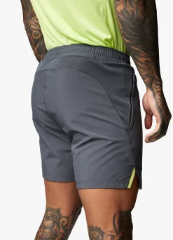 Gymwear<Gym King Motivate Texture Short Graphite/Lime
