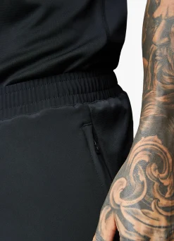 Shorts<Gym King Motivate Texture Short Black/French Blue