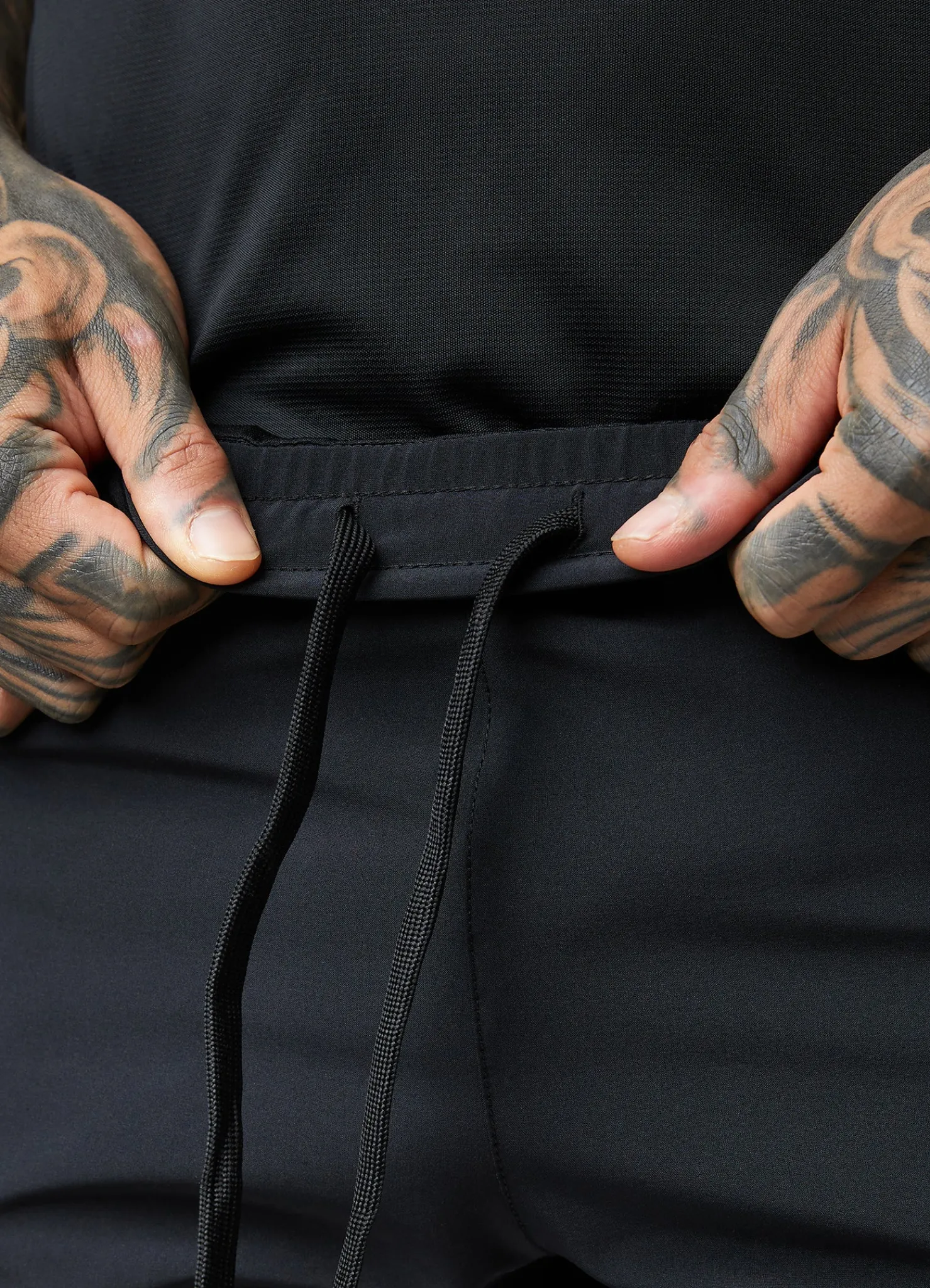 Shorts<Gym King Motivate Texture Short Black/French Blue