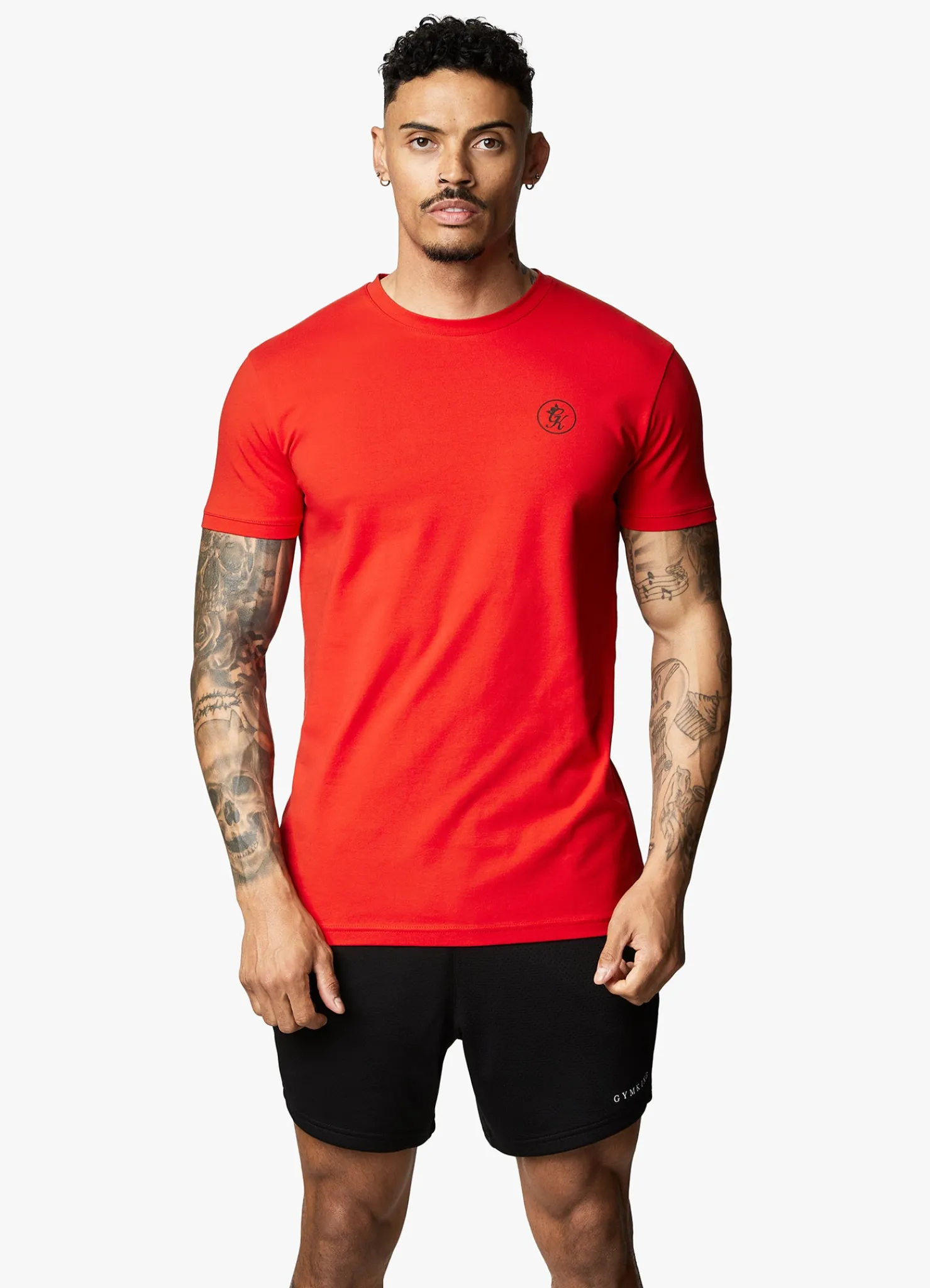 T-Shirts<Gym King Nothing Beats Belief Tee Chilli Red