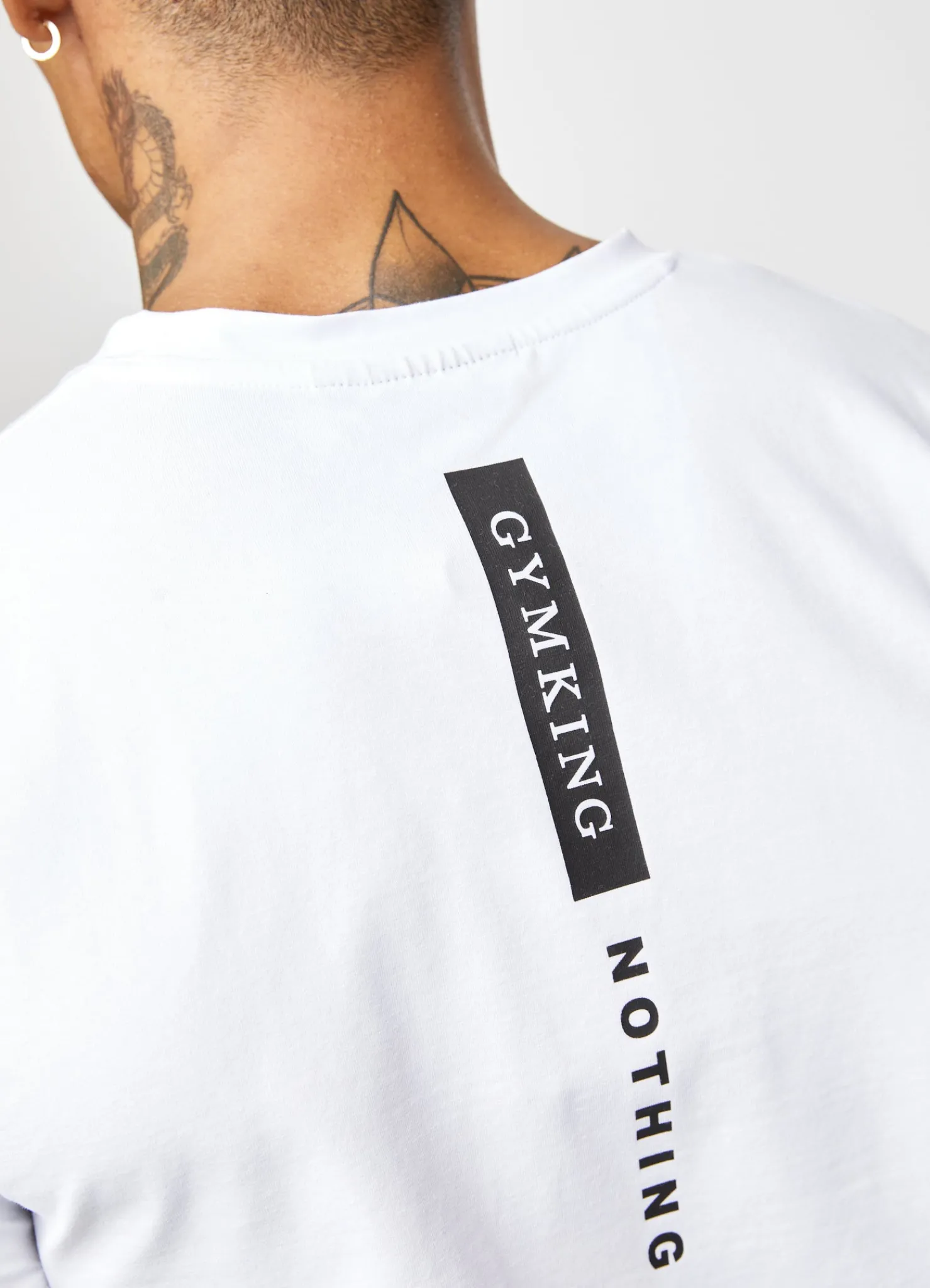 Gymwear<Gym King Nothing Beats Belief Tee White