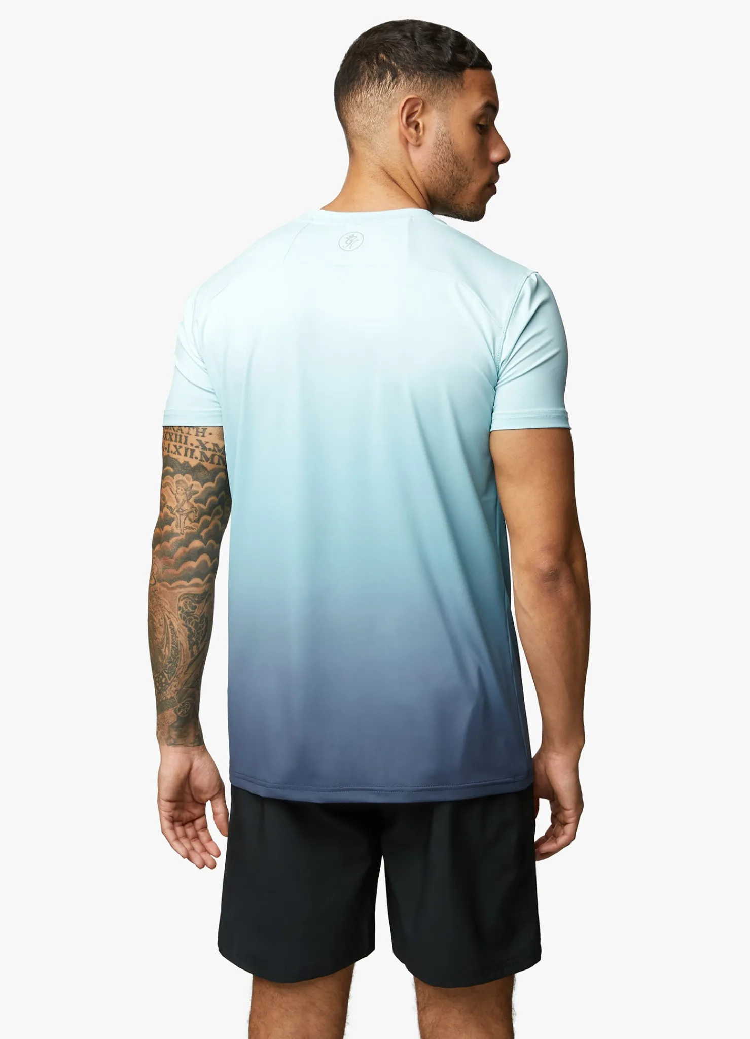 Gymwear<Gym King Ombre Ss Tee Deep Blue/Mint