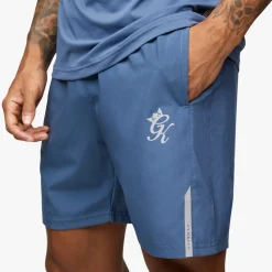 Gymwear<Gym King Performance Woven Short Slate Blue
