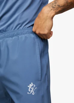 Gymwear<Gym King Performance Woven Short Slate Blue