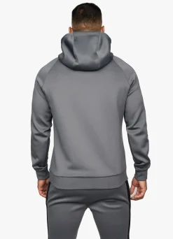 Tracksuit Tops<Gym King Poly Overhead Dark Grey/Black