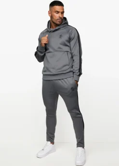 Tracksuit Tops<Gym King Poly Overhead Dark Grey/Black