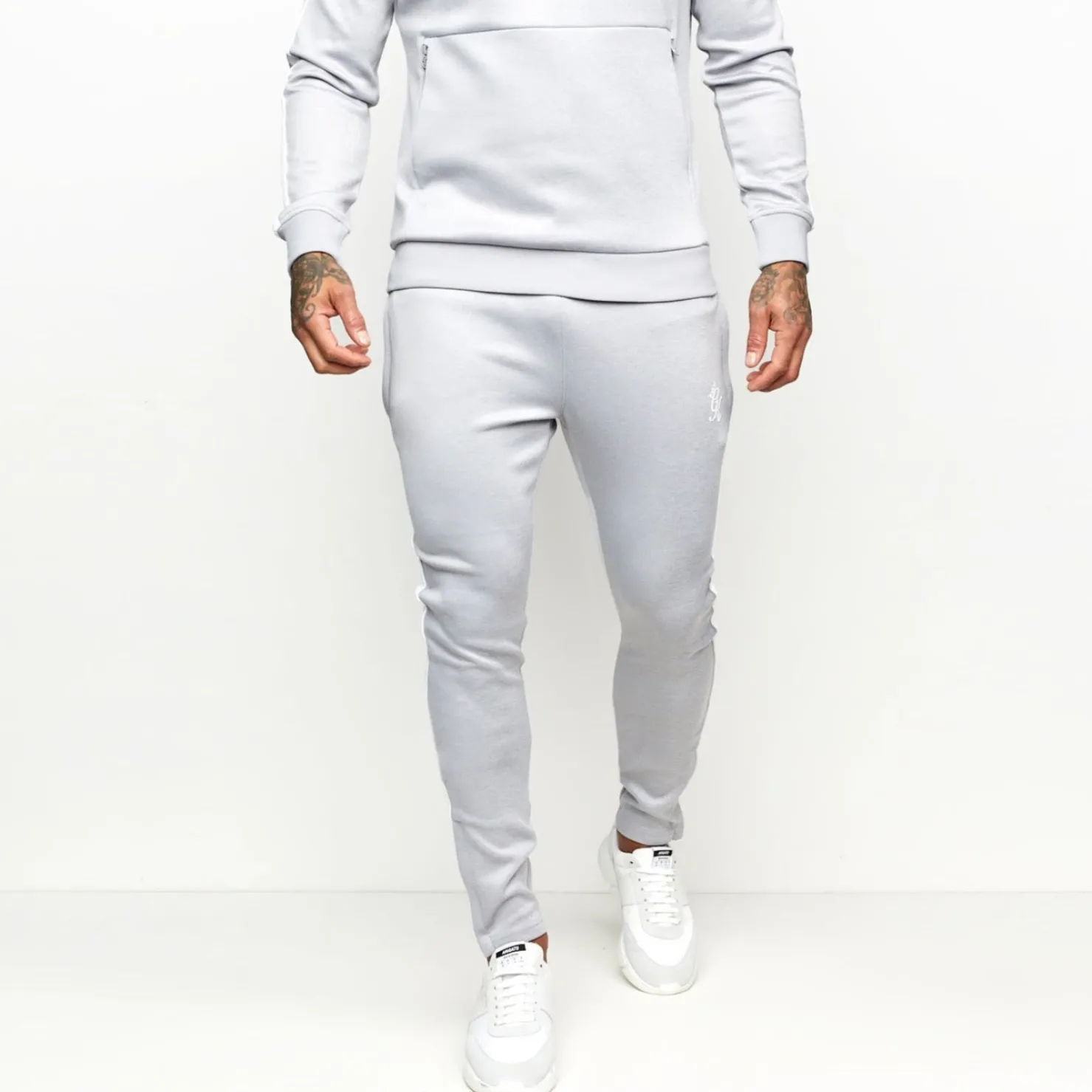 Tracksuit Bottoms<Gym King Poly Tracksuit Bottoms Grey Marl