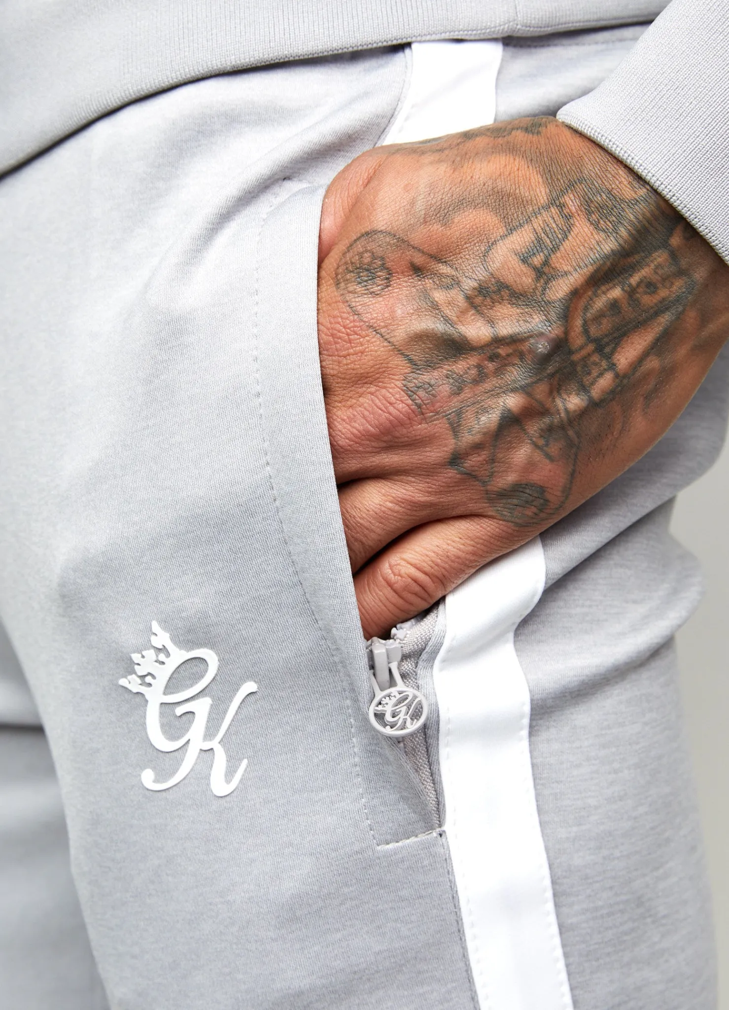 Tracksuit Bottoms<Gym King Poly Tracksuit Bottoms Grey Marl