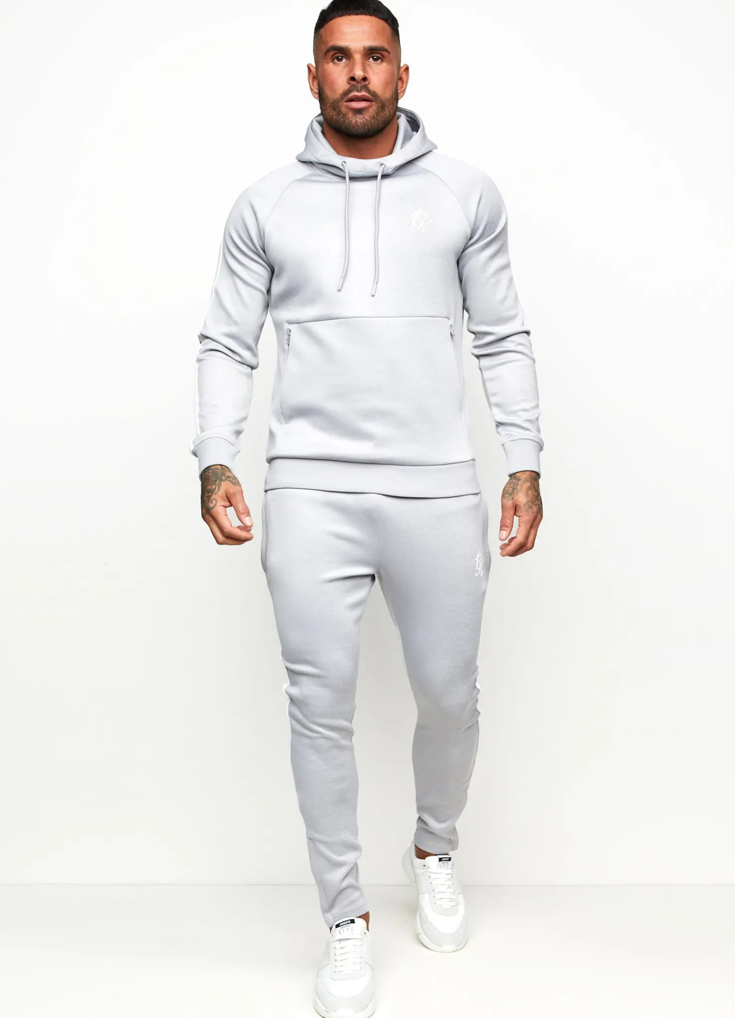 Tracksuit Bottoms<Gym King Poly Tracksuit Bottoms Grey Marl