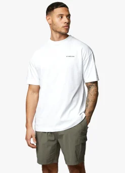 Twin Sets<Gym King Premium Linear Tee White