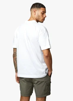 T-Shirts<Gym King Premium Linear Tee White