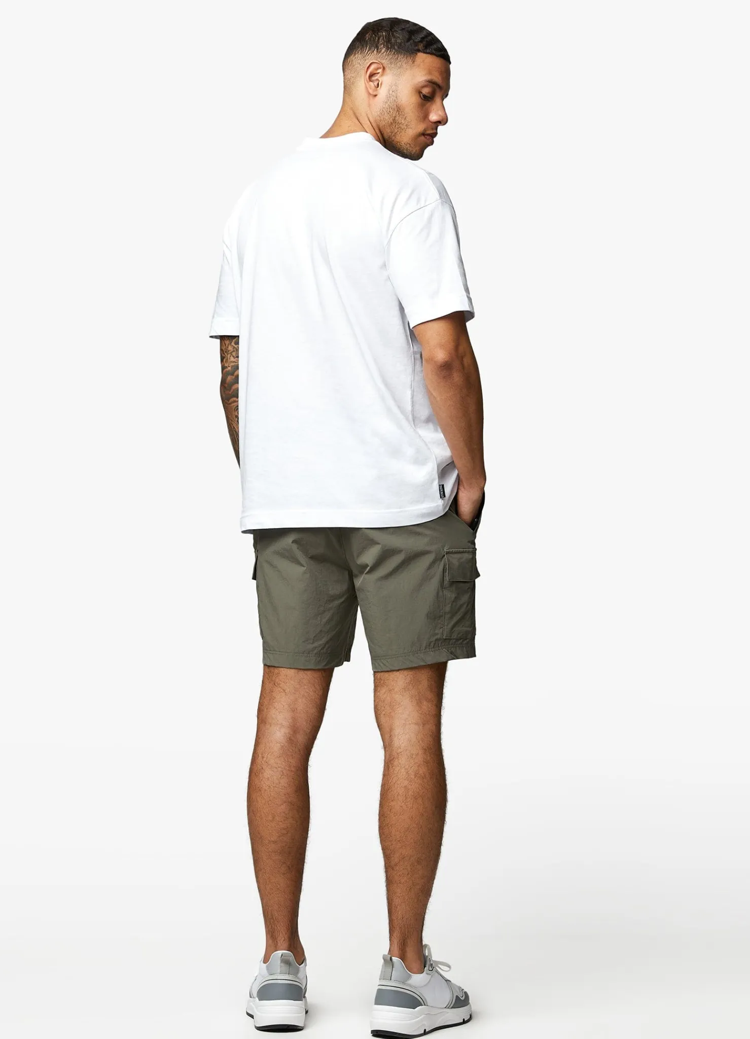 Twin Sets<Gym King Premium Linear Tee White