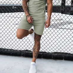 Shorts<Gym King Pro Jersey Short Soft Khaki