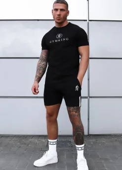 Twin Sets<Gym King Pro Jersey Short Black