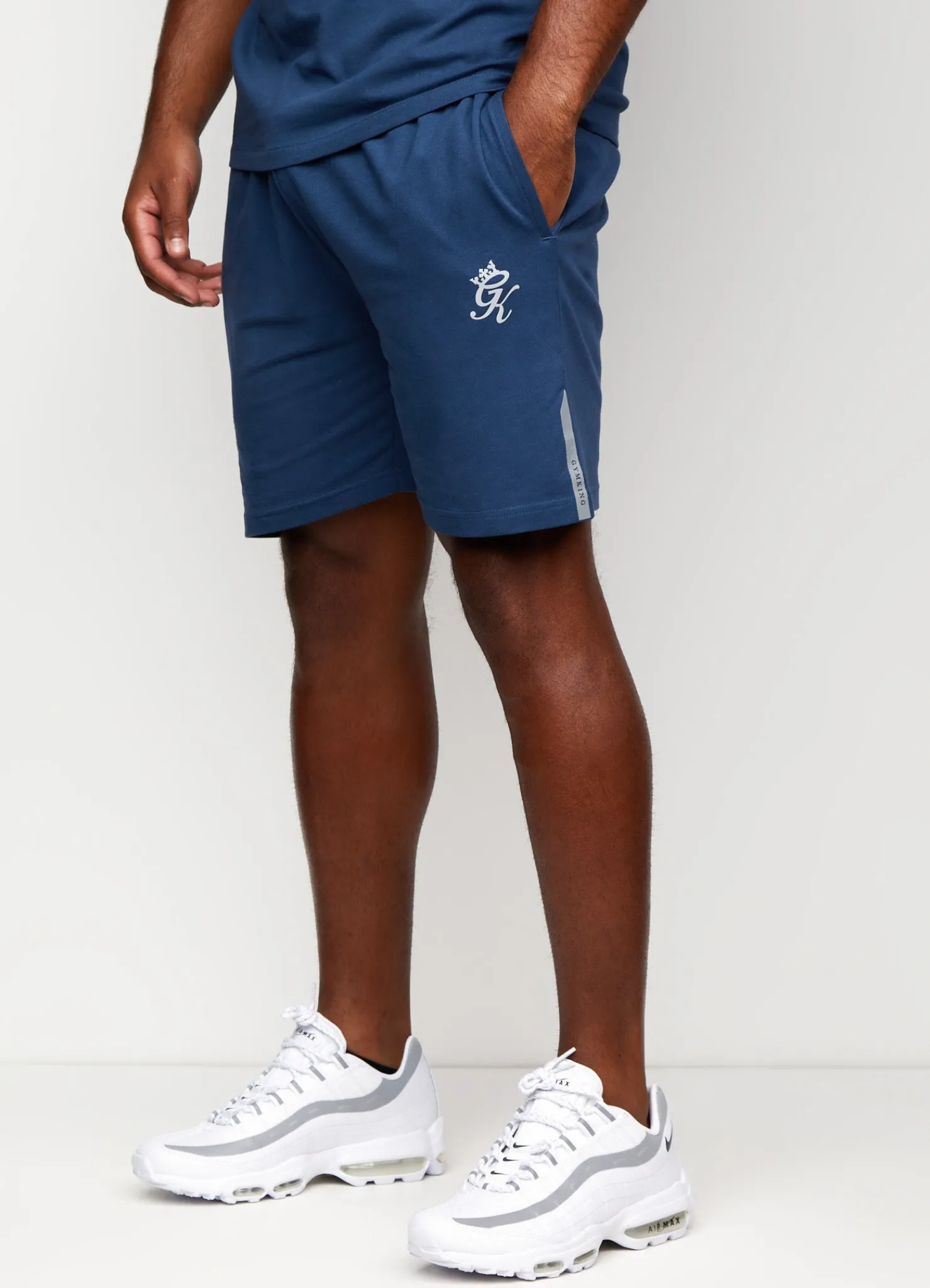 Shorts<Gym King Pro Jersey Short Moonlight Blue