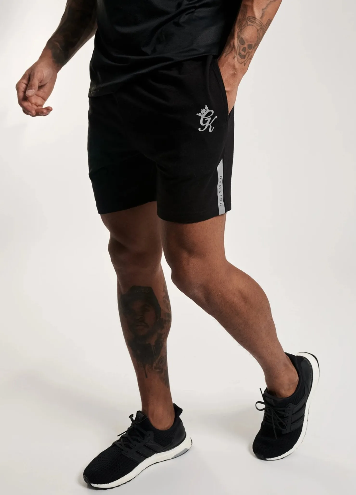 Twin Sets<Gym King Pro Jersey Short Black