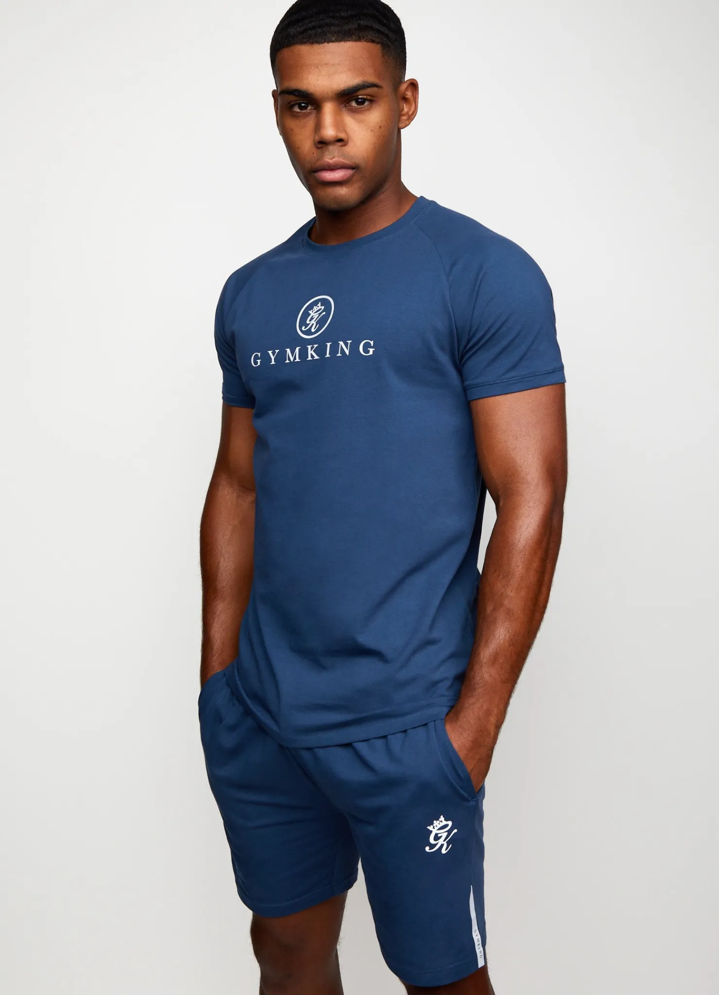 Shorts<Gym King Pro Jersey Short Moonlight Blue