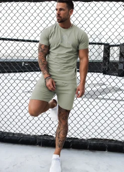 Twin Sets<Gym King Pro Jersey Short Soft Khaki