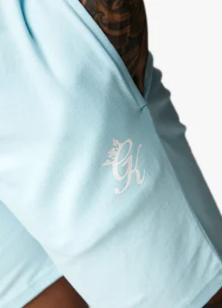 Shorts<Gym King Pro Jersey Short Aqua Sky