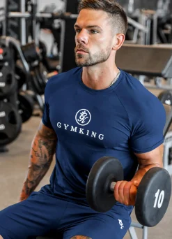Twin Sets<Gym King Pro Jersey Tee Moonlight Blue