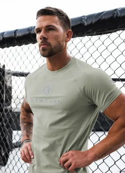 T-Shirts<Gym King Pro Jersey Tee Soft Khaki